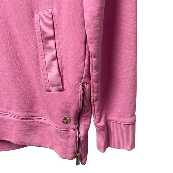 Lilly Pulitzer Luxletic Beach Comber Pullover Sweatshirt Pink Size Medium AS IS - Picture 2 of 6